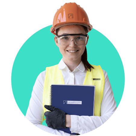 Surveyor with notepad